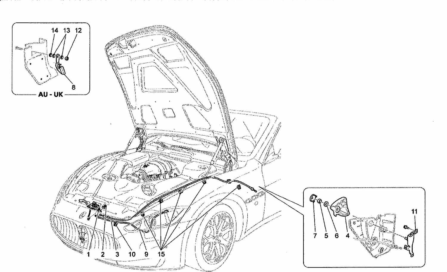 FRONT TRUNK OPENING SYSTEM