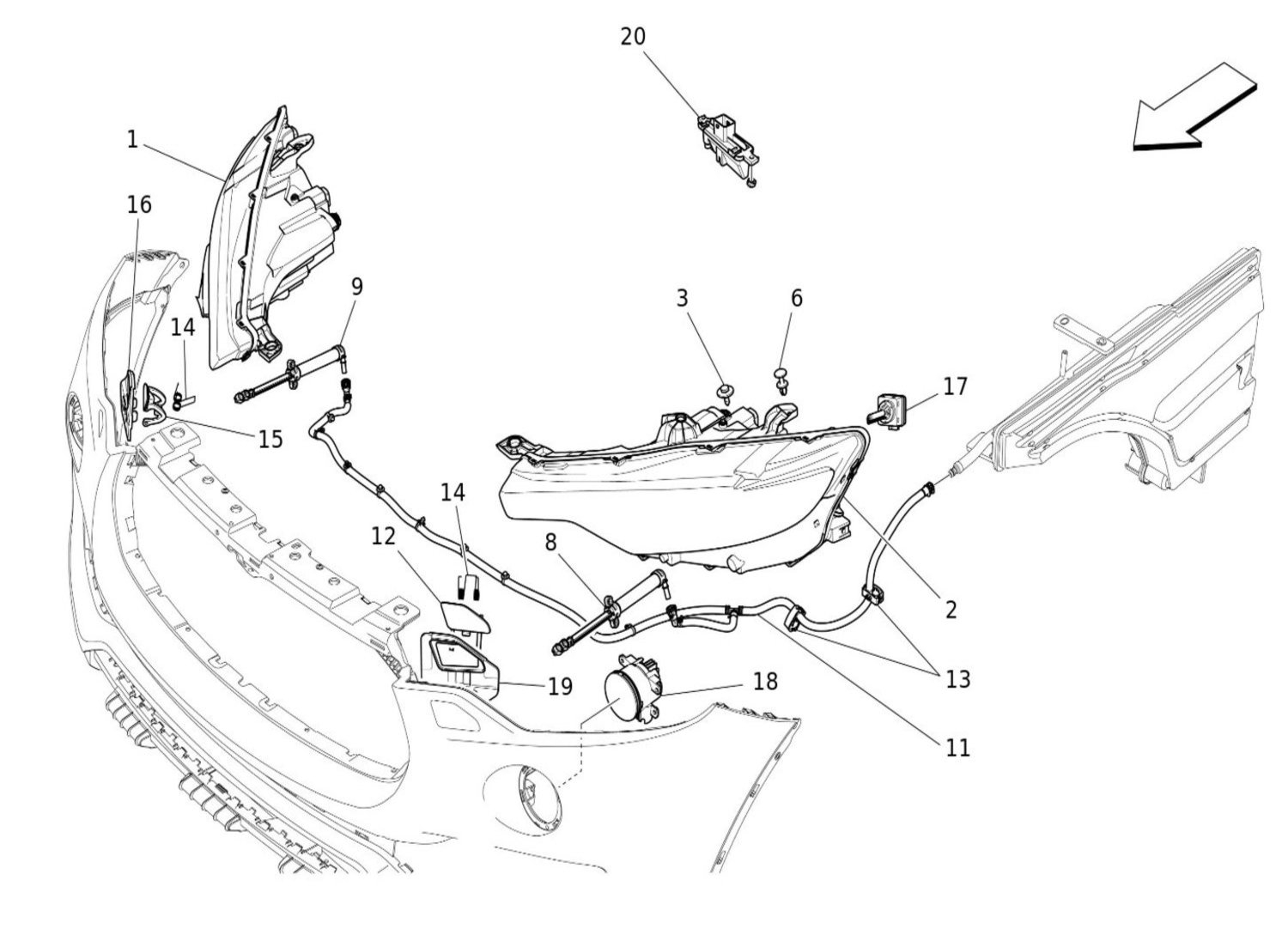 HEADLIGHT CLUSTERS