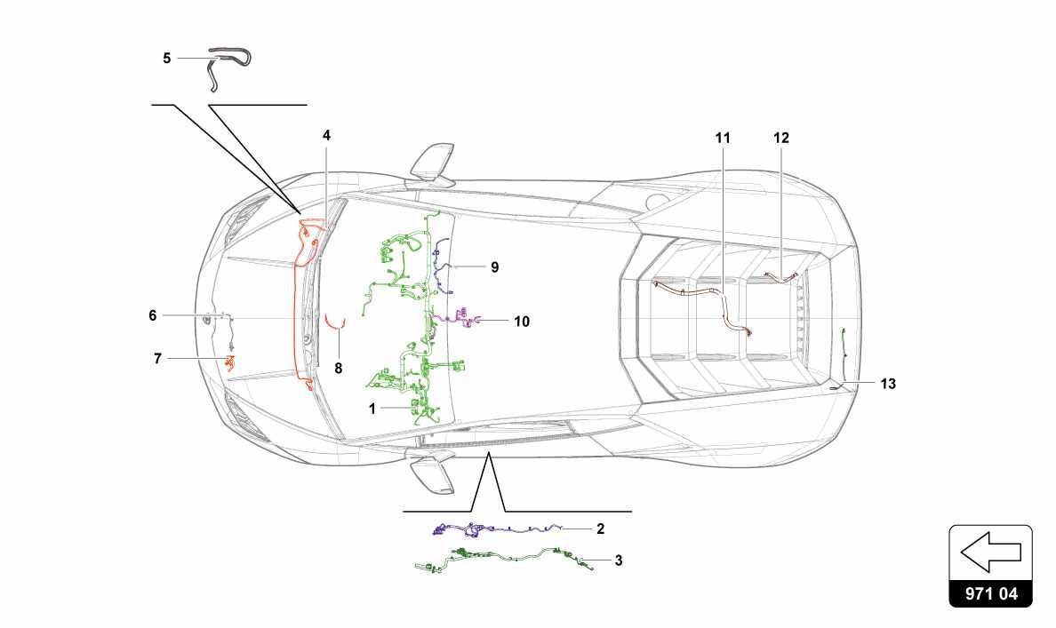 ELECTRICAL SYSTEM-FRONT DOORS ENGINE
