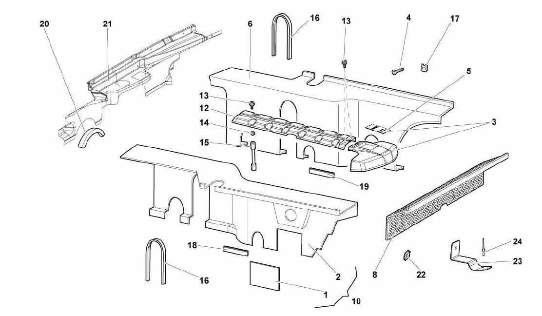 ENGINE COMPARTMENT PANELS