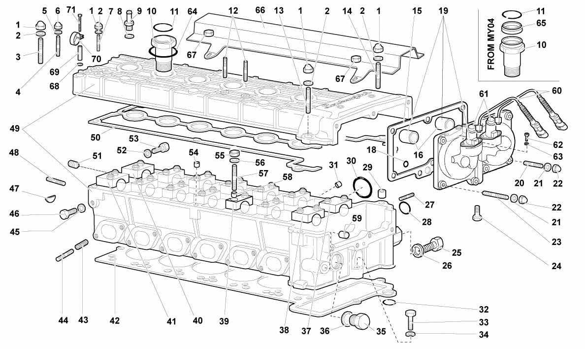 RIGHT CYLINDER HEAD