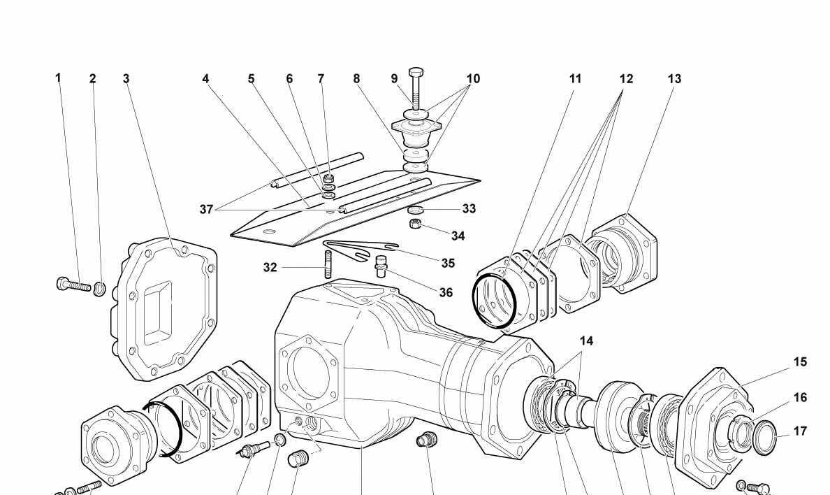 FRONT DIFFERENTIAL CASE