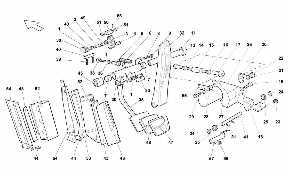 E-GEAR CONTROL PEDAL