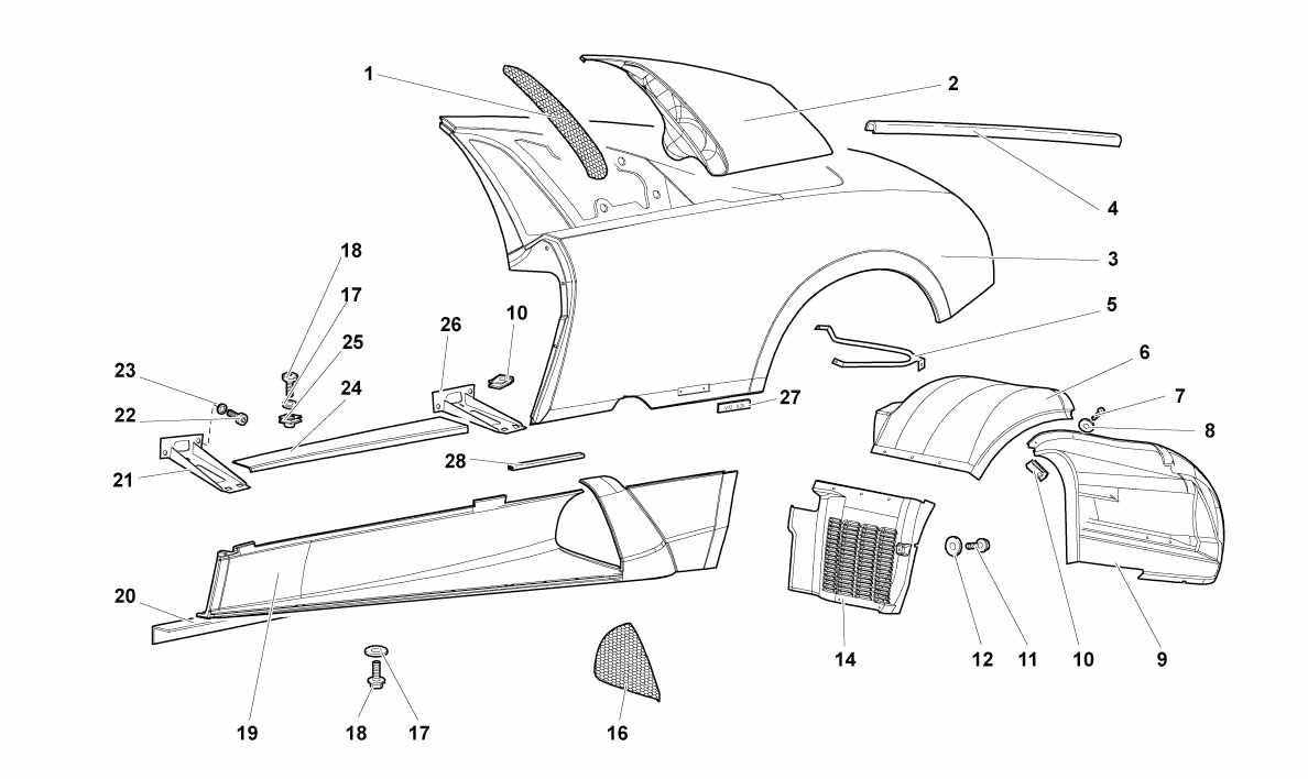 BODY ELEMENTS - LEFT SIDE