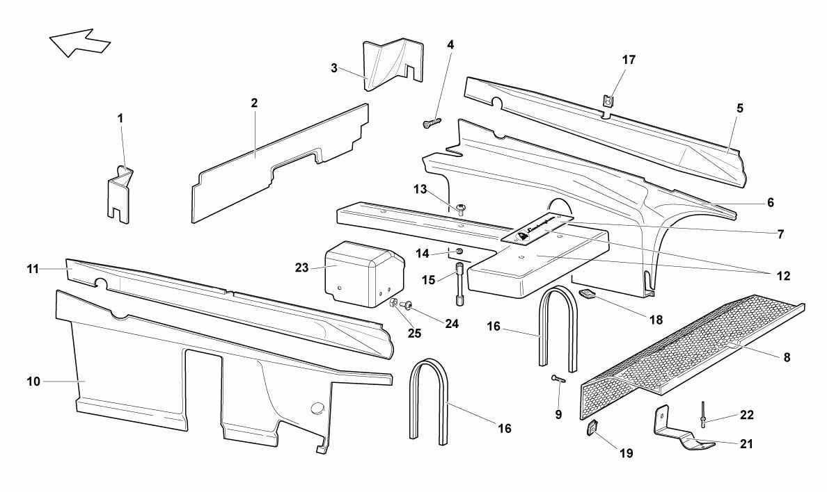 ENGINE COMPARTMENT PANELS