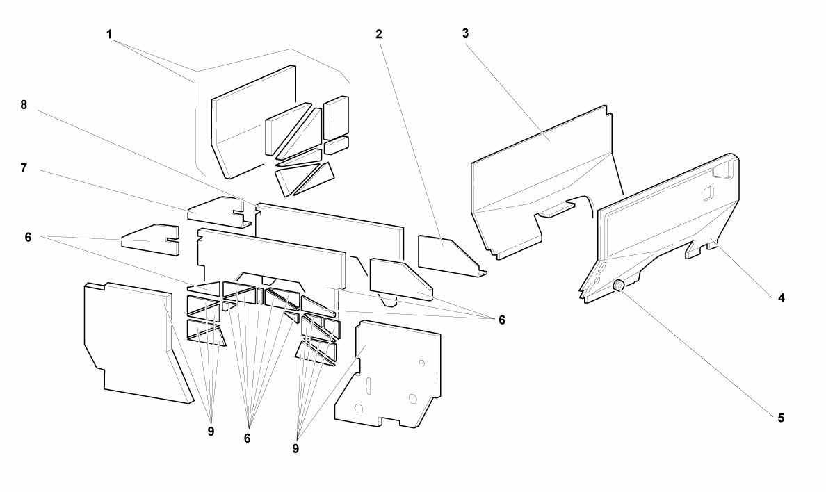 ENGINE COMPARTMENT INSULATING PANELS