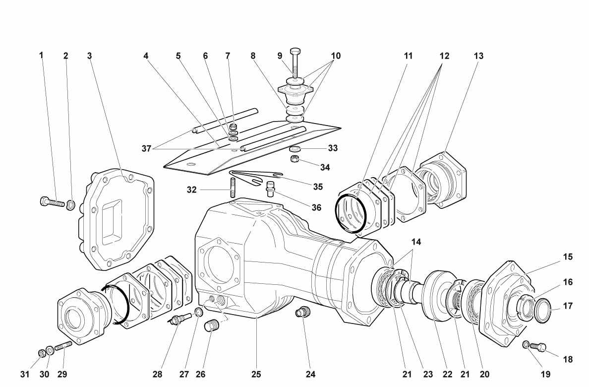 FRONT DIFFERENTIAL CASE
