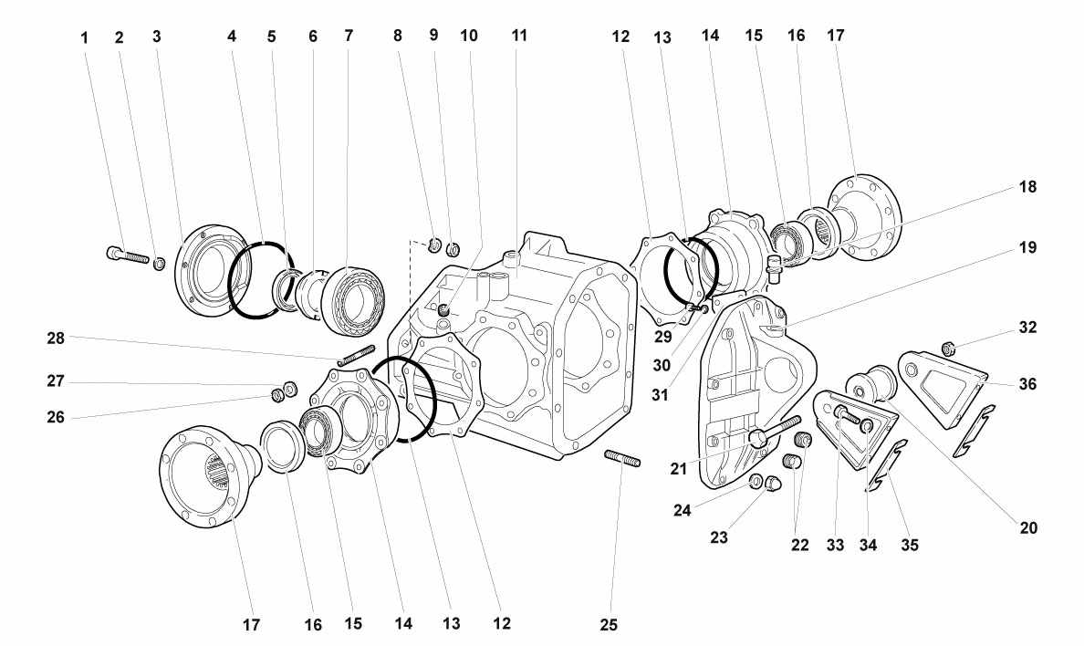 REAR DIFFERENTIAL CASE