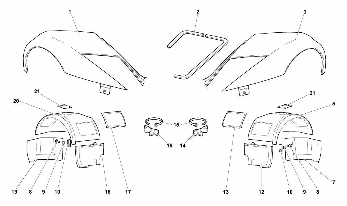 FRONT BODY ELEMENTS