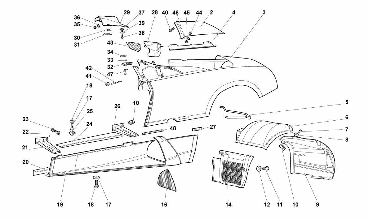 BODY ELEMENTS - LEFT SIDE
