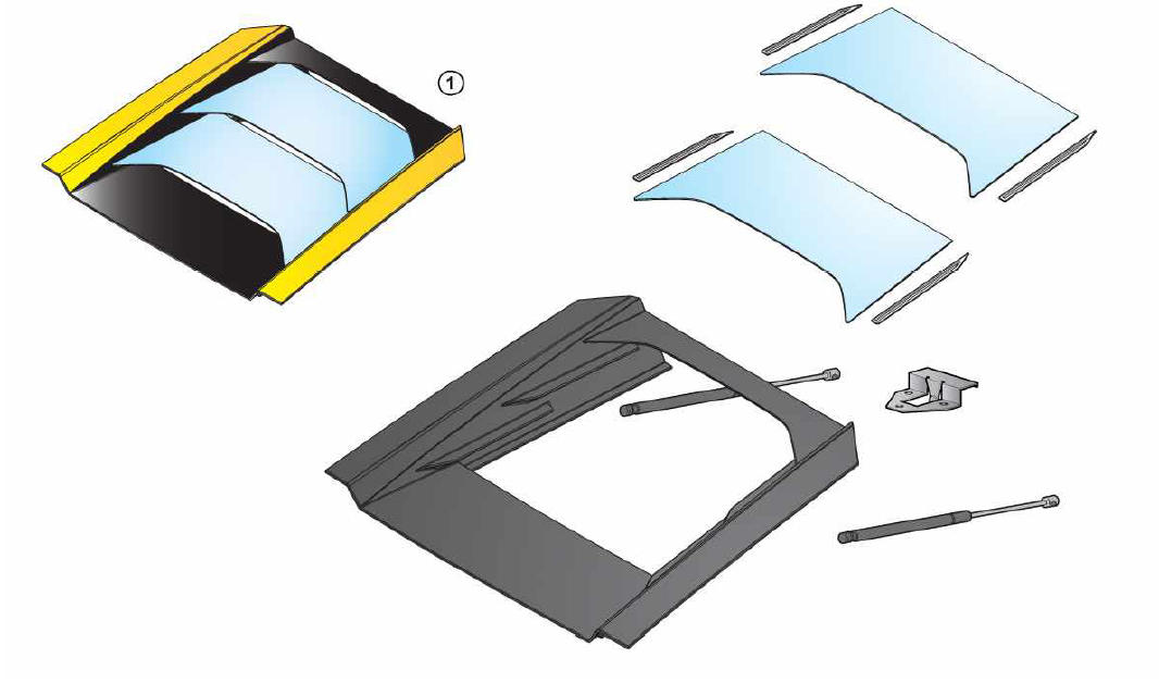 TRANSPARENT REAR BONNET KIT