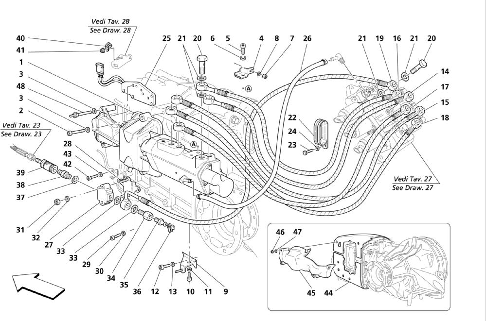 F1 CLUTCH HYDRAULIC CONTROLS -VALID FOR F1