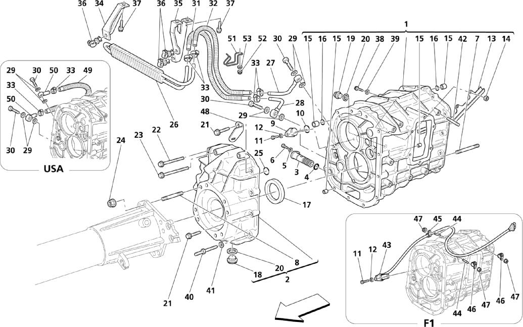 GEARBOX - COVER - GEARBOX OIL RADIATOR