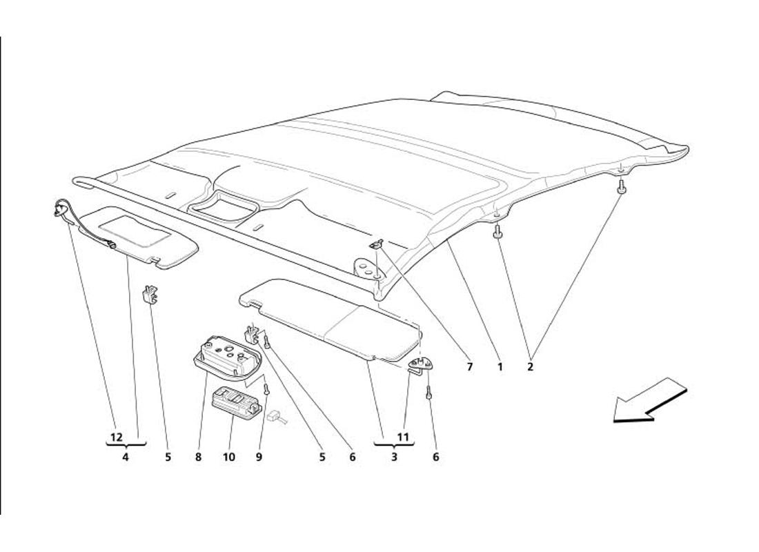 ROOF PANEL UPHOLSTERY AND ACCESSORIES
