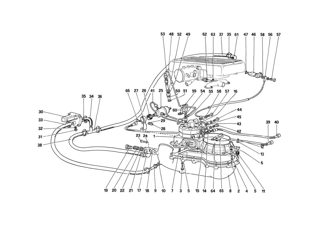 FUEL DISTRIBUTORS LINES (FOR CH87 VERSION)
