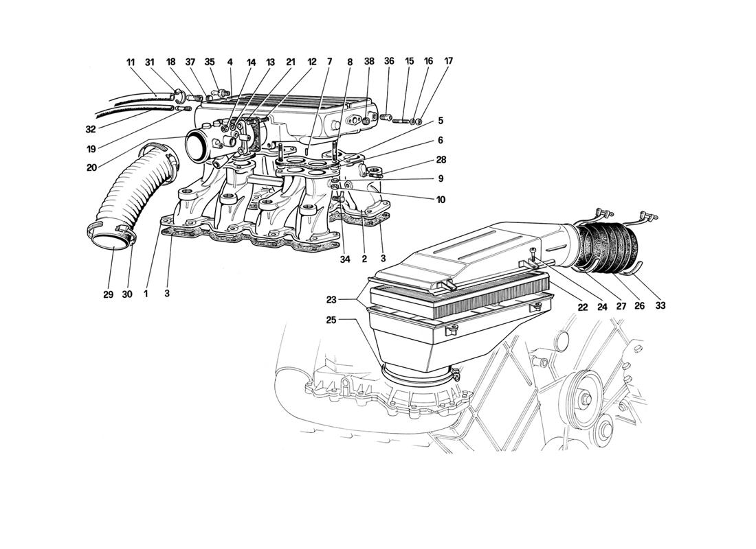 AIR INTAKE AND MANIFOLDS