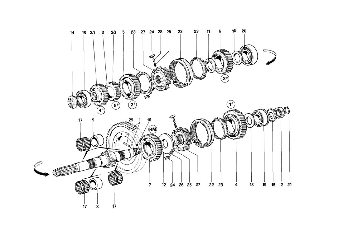 LAY SHAFT GEARS