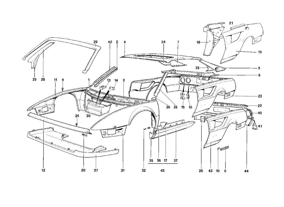 BODY SHELL - OUTER ELEMENTS