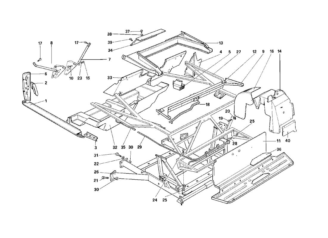 BODY SHELL - INNER ELEMENTS - CABRIOLET
