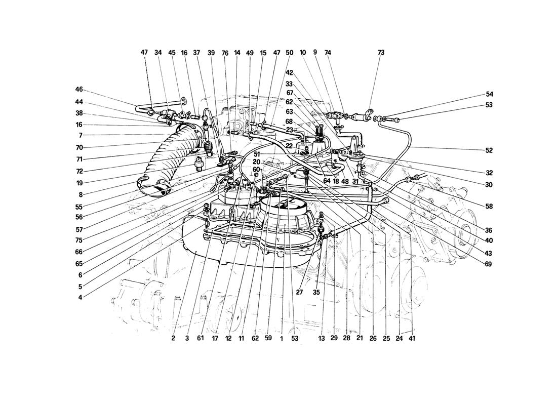 FUEL INJECTION SYSTEM - FUEL DISTRIBUTORS, LINES