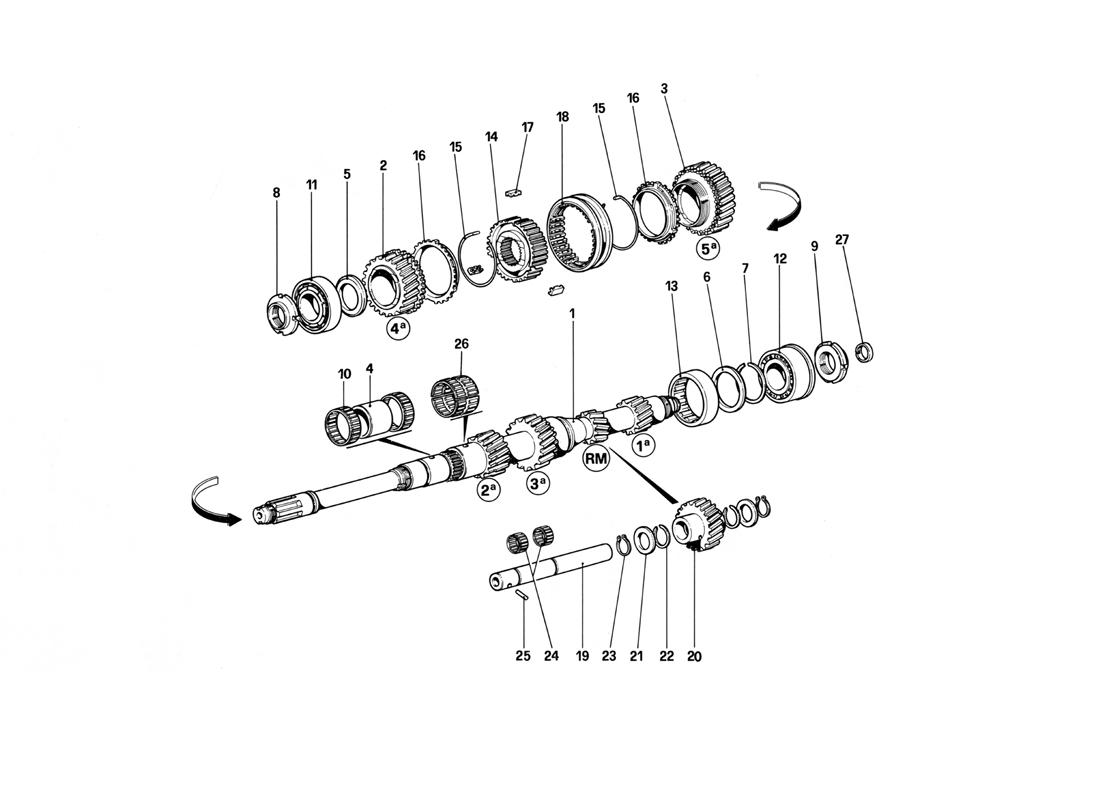 MAIN SHAFT GEARS