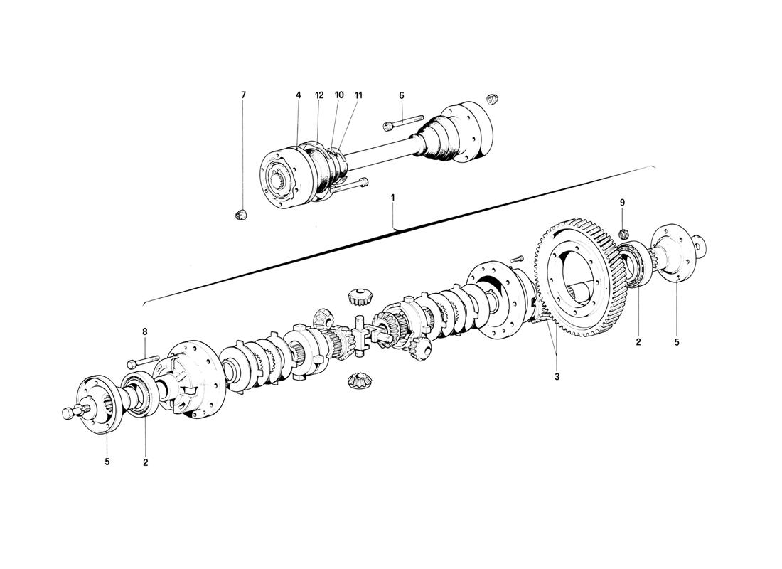 DIFFERENTIAL AND AXLE SHAFTS