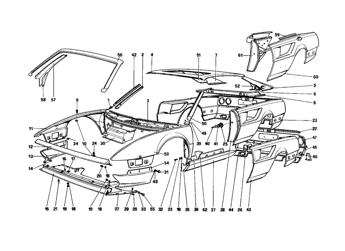 BODY SHELL - OUTER ELEMENTS