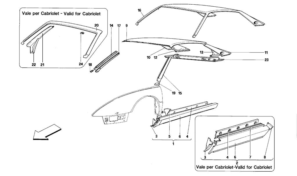 BODY SHELL: OUTER ELEMENTS - CENTRAL PART