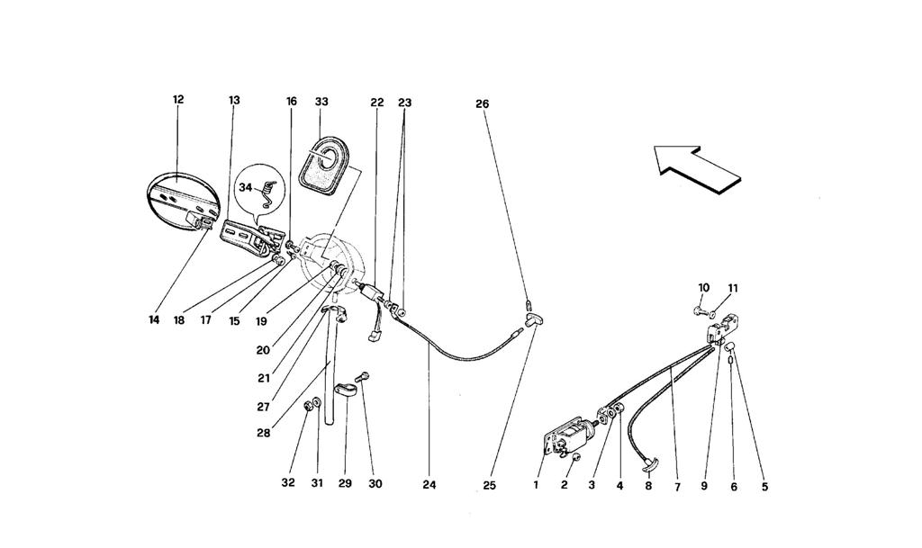 OPENING DEVICES FOR ENGINE BONNET AND GAS DOOR