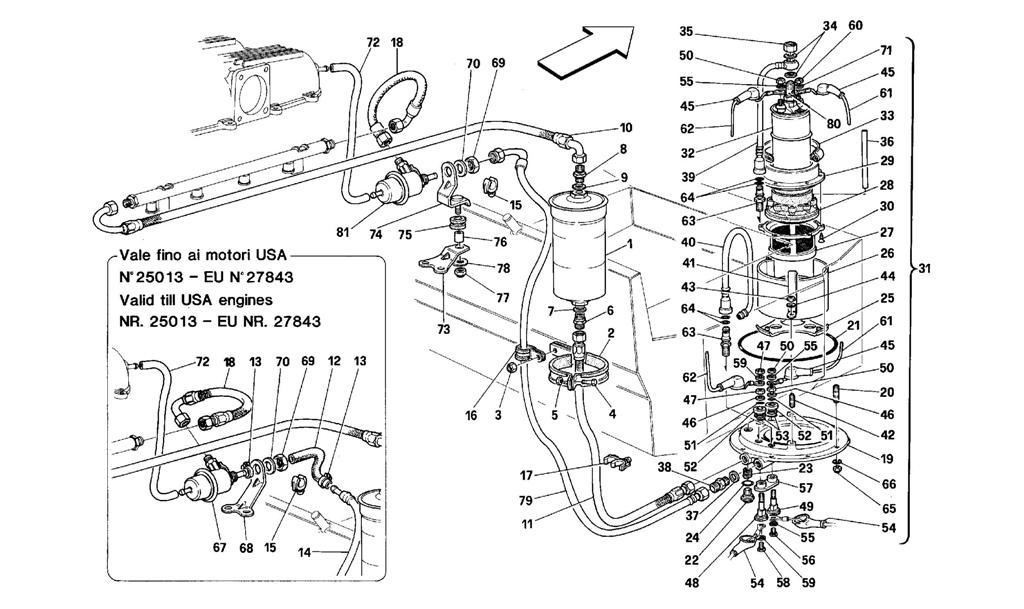 FUEL PUMP AND PIPES