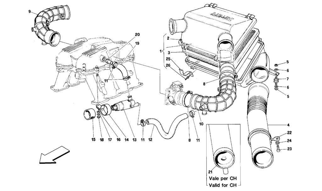 AIR INTAKE -MOTRONIC 2.7-