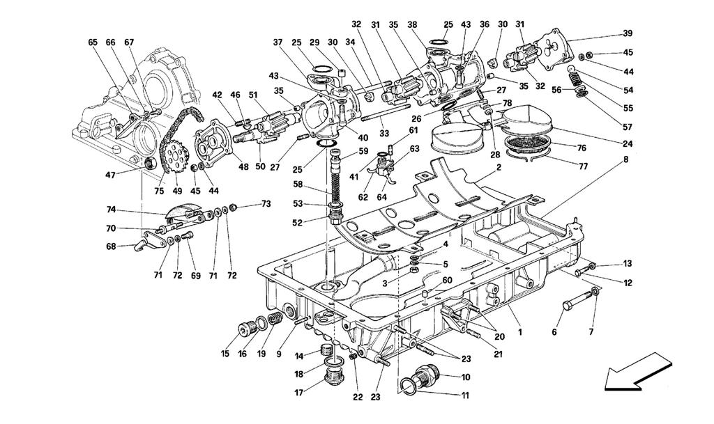 LUBRICATION - PUMPS AND OIL SUMPS