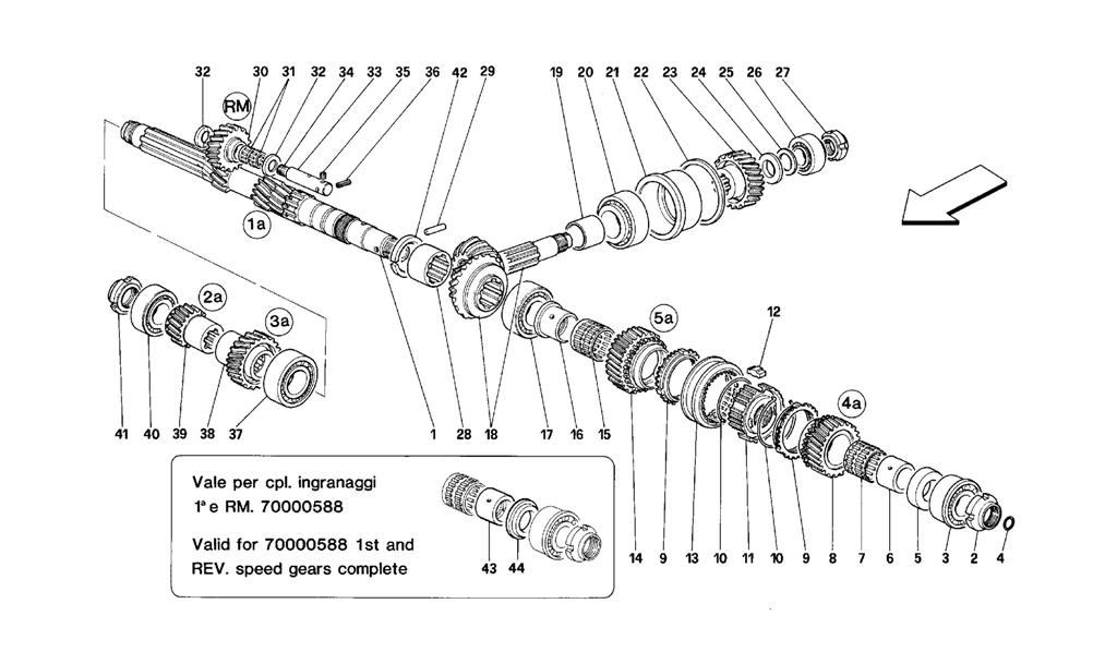 MAIN SHAFT GEARS