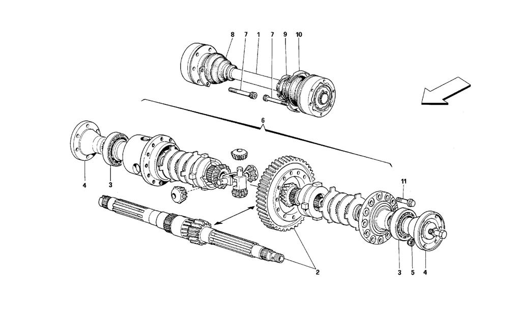 DIFFERENTIAL AND AXLE SHAFTS