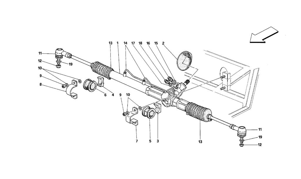 HYDRAULIC STEERING BOX AND LINKAGE