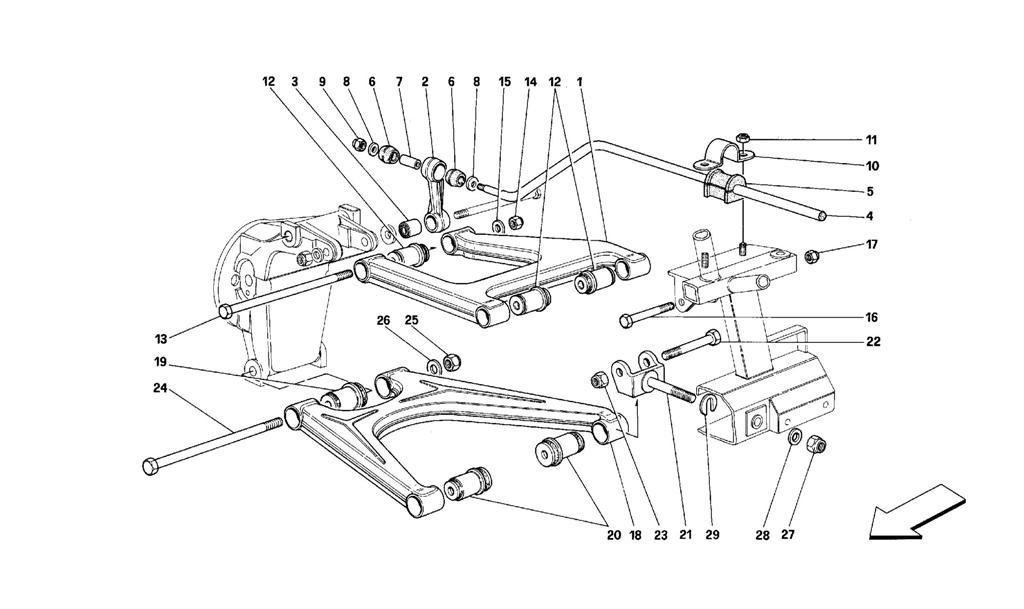 REAR SUSPENSION - WISHBONES