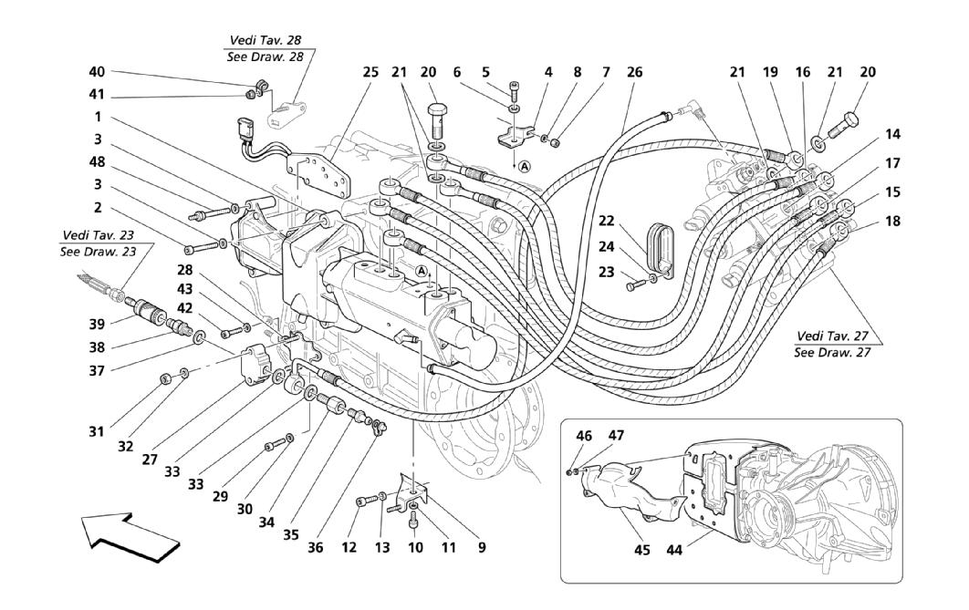 F1 CLUTCH HYDRAULIC CONTROLS -VALID FOR F1