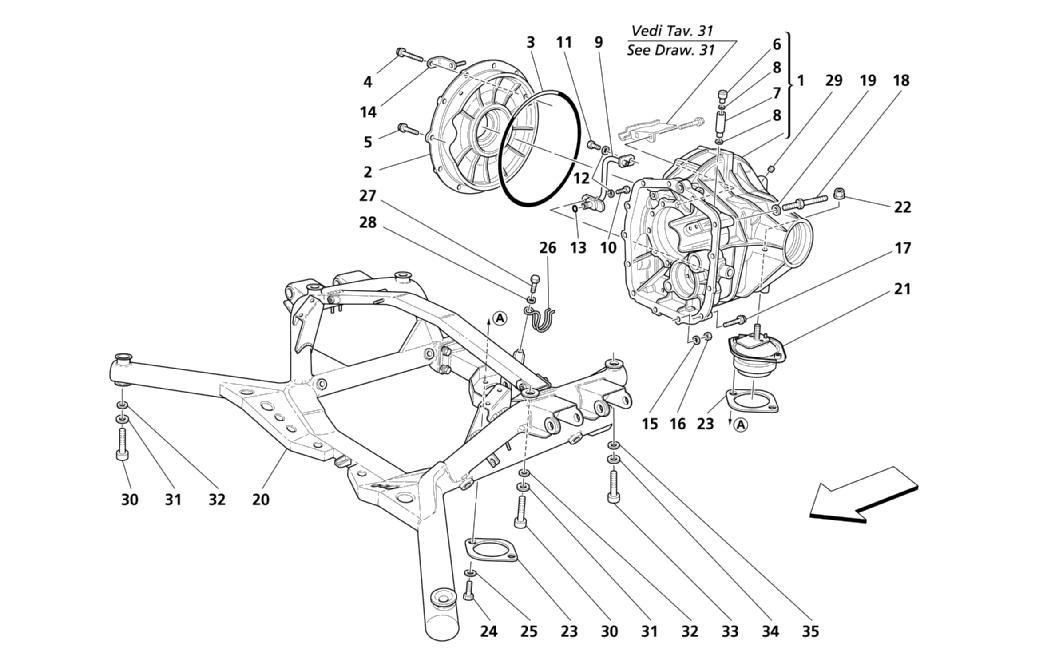DIFFERENTIAL BOX - REAR UNDERBODY
