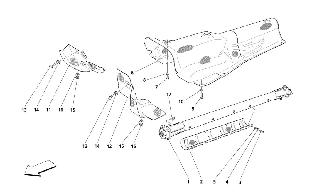 ENGINE-TRANSMISSION CONNECTION TUBE AND INSULATIONS