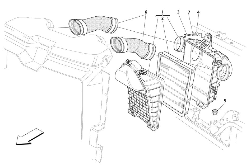 AIR FILTER, INTAKE AND CONVEYOR