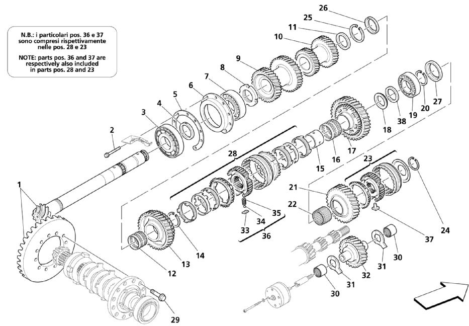 LAY SHAFT GEARS