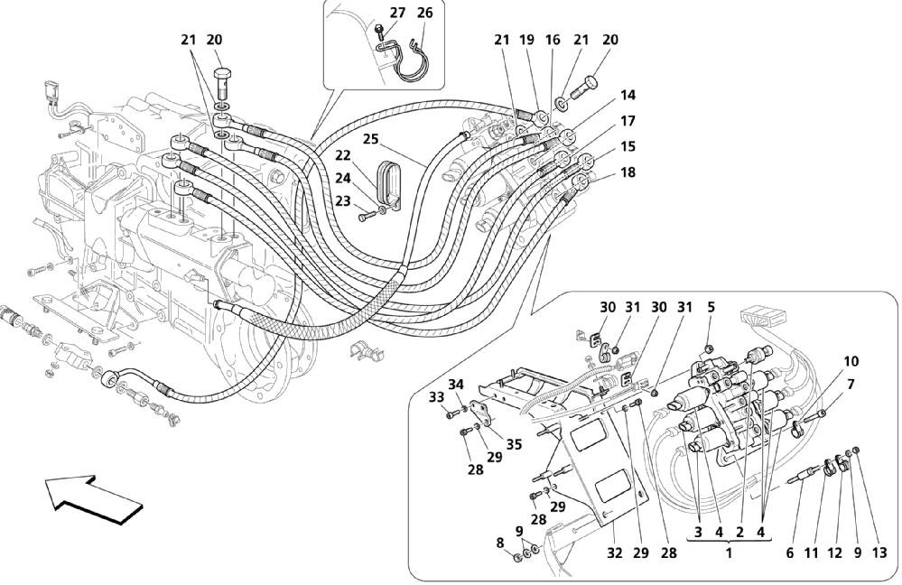 GEARBOX CONTROL HYDRAULICS: POWER UNIT