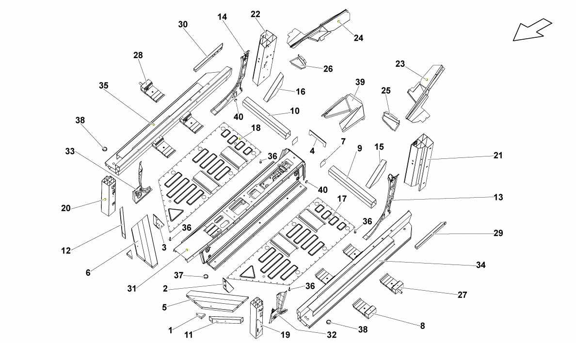 CENTER FRAME ELEMENTS
