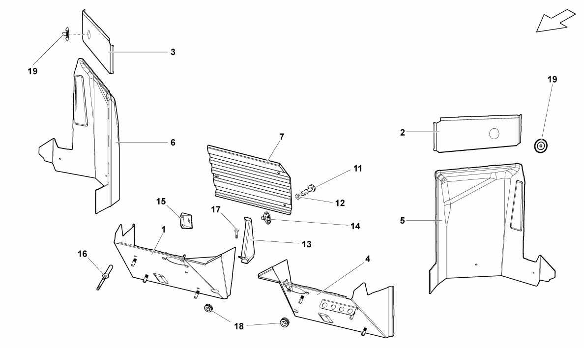 CENTER FRAME ELEMENTS