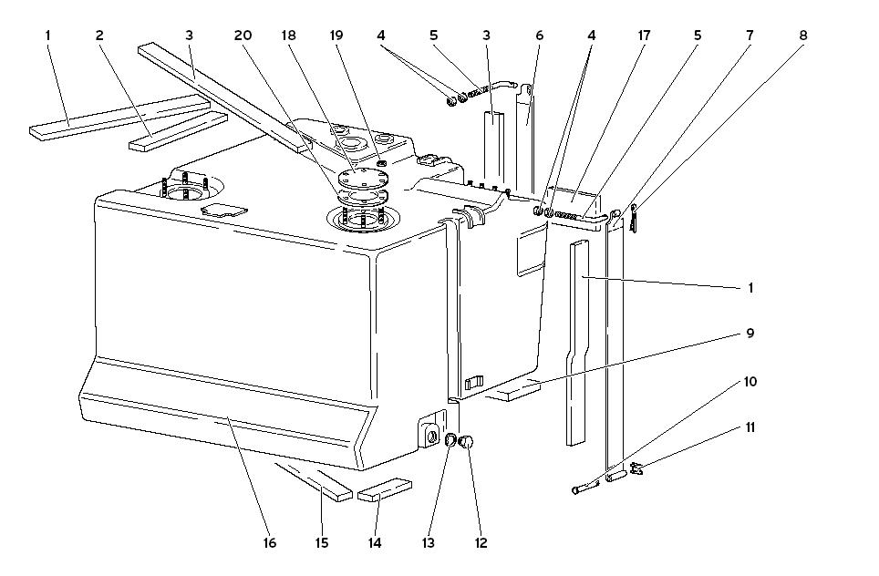 FUEL TANKS - FOR CARS WITH FAST FUEL INSERTION