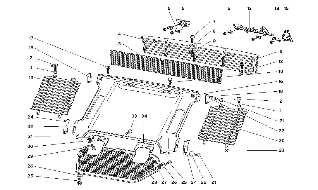 REAR COQUE ELEMENTS