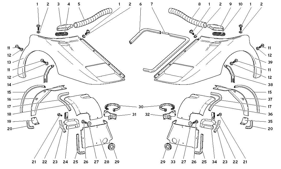 FRONT COQUE ELEMENTS