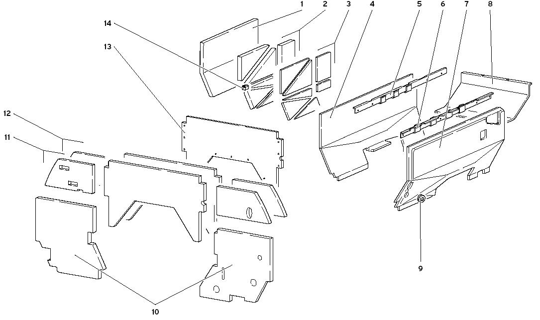 ENGINE COMPARTMENT INSULATING PANELS