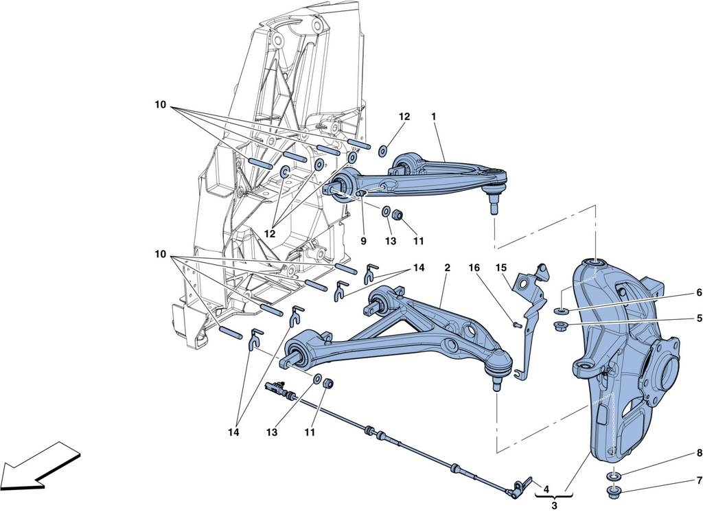 FRONT SUSPENSION - CONTROL ARMS