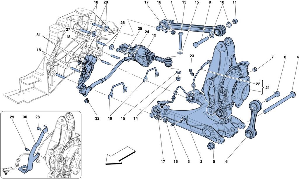 REAR SUSPENSION - CONTROL ARMS